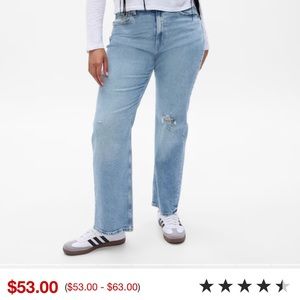 GAP light-denim jeans
